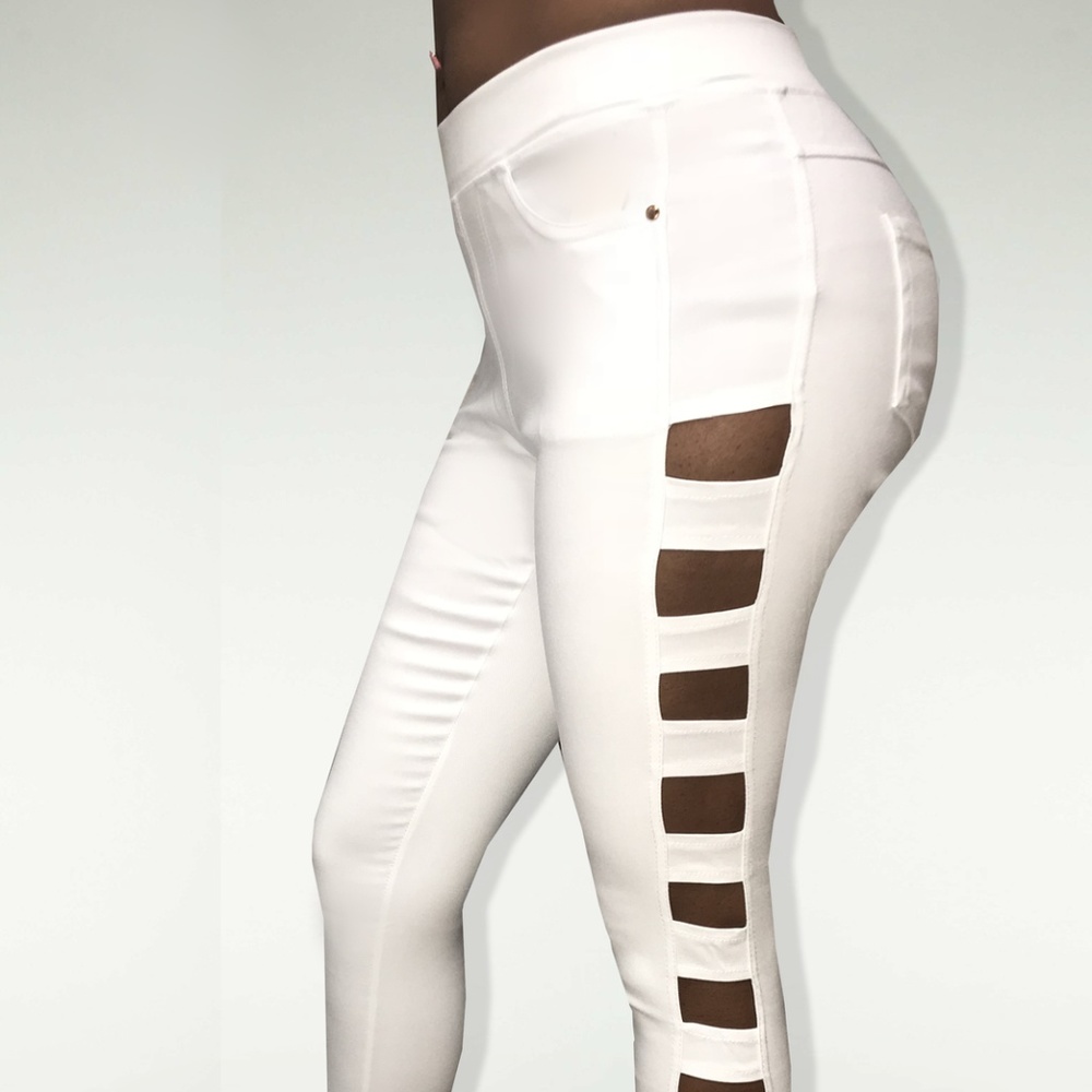 Open Side Peek a Boo Pants